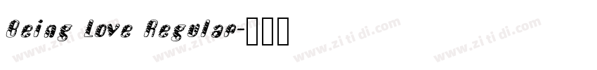 Being Love Regular字体转换